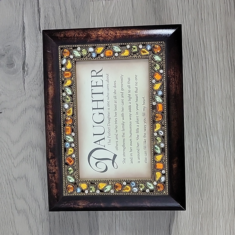Gem stone musical jewelry trinket box for daughter